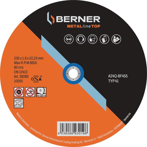 Disc de retezat Metalline Top 350x4x20 mm
